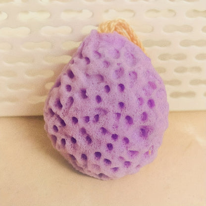 Cute Flower Non-Slip Bath Ball Soft And Absorbent Honeycomb Bath Ball - Non-Latex Sponge for Rich And Dense Foaming, Cute Flower Design with Non-Slip Backing for Comfortable Bathing Experience