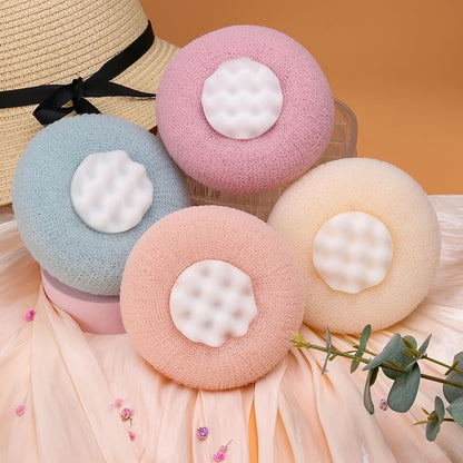 2pcs Ultra-Soft Sunflower Bath Balls with Suction Cups - 2-in-1 Exfoliating Sponge & Cleaning Brush for Men and Women